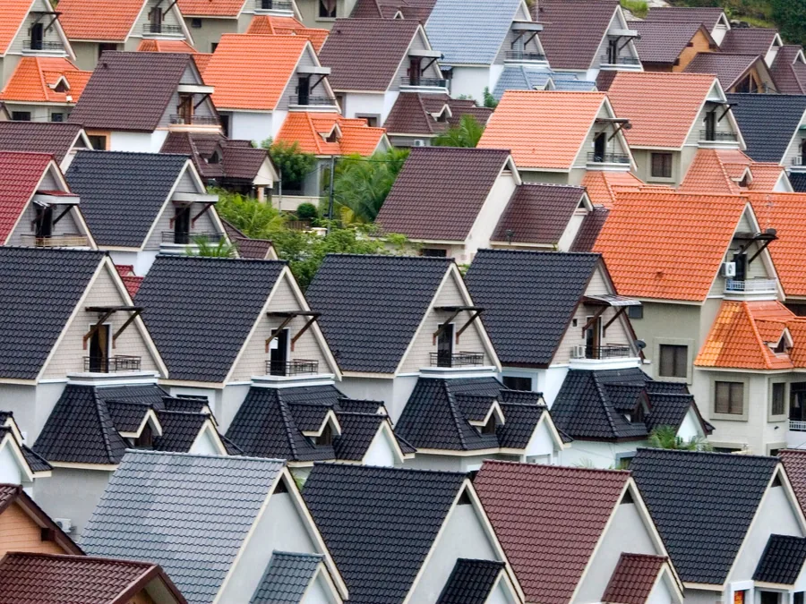 Townhome community roofs